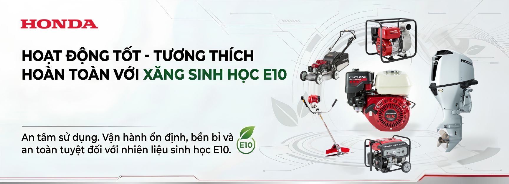 Xăng E10 có ảnh hưởng tới động cơ Honda?