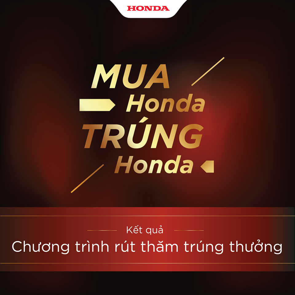 Kết Quả "Mua Honda Trúng Honda"